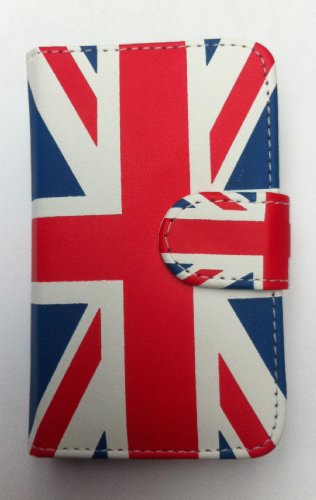 Imoxx® - Housse / Etui folio pour Wiko IGGY drapeau anglais + 1 stylet