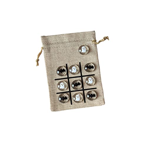 Juego Halloween Tic Tac Toe - Fantasma y Murciélago