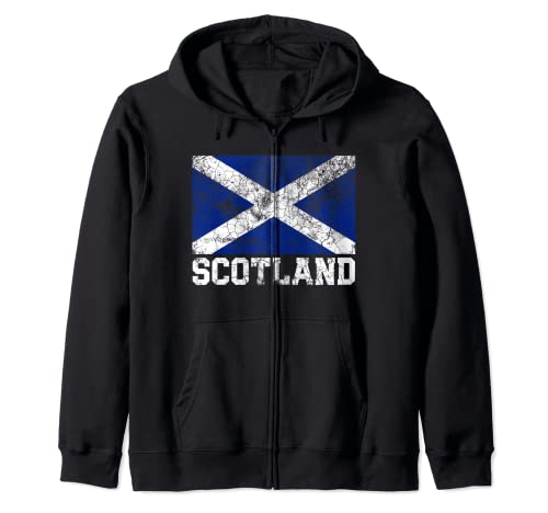 Scottish Scotland Flag Pride Roots Country Family Nation Felpa con Cappuccio