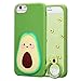 Coralogo for iPhone 6/7 /8 /6S Case,3D Cute Cartoon Funny Fruit Soft Silicone Character Shockproof Designer Skin Kawaii Fashion Cool Fun Cover Cases for Girls Teens Kids iPhone 6/7/8/6S 4.7"(Avocado)