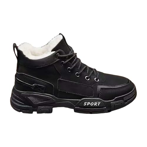 Zapatos de hombre Originales Deportivos Zapatos Moda Casual Zapatos Hombre Talla Grande Botines Zapatos Impermeables Hombres, Negro , 44 EU