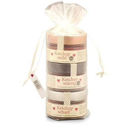 Ketchup Sortenmix - Zum Heiligen Stein - 3 x Geschenkpackung, je 3x75g Cover