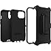 OtterBox iPhone 17e, iPhone 16e, iPhone 15, iPhone 14, and iPhone 13 Defender Series Case - Black, screenless, Rugged & Durable, with Port Protection, Includes Holster Clip Kickstand