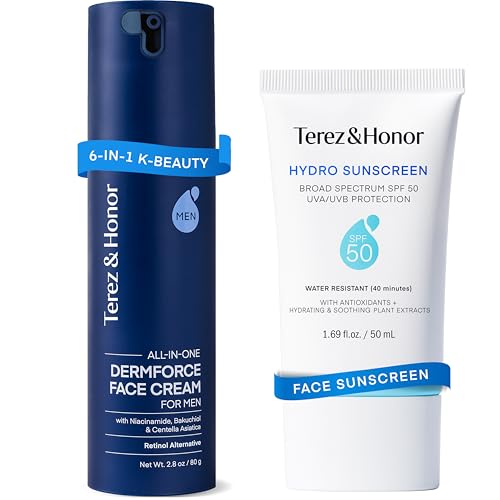 TEREZ & HONOR Men's Face Cream & Sunscreen Kit