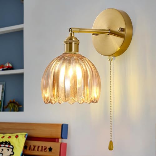 Aplique de pared vintage regulable ideal para salón y baño