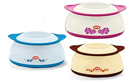 ANKUR Plastic Insulated Casserole Keeps Food Fresh Color 1500ml Green (Pack of 1)