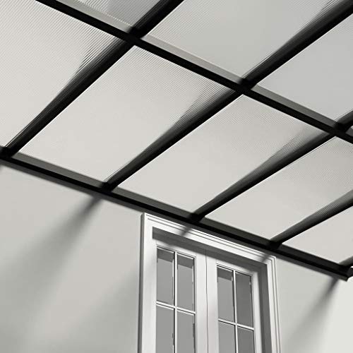 Festnight Paneles de Policarbonato Policarbonato Placa 2 Unidades 4,5 mm 150x65 cm