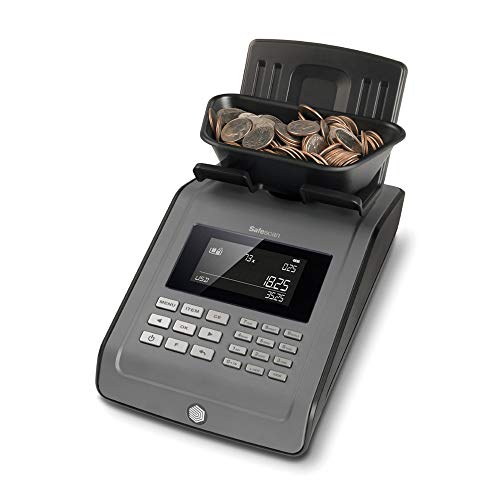 Safescan - 131-0584 6185 - Advanced money counting scale for counting bills and coins, Black - Thumbnail 2