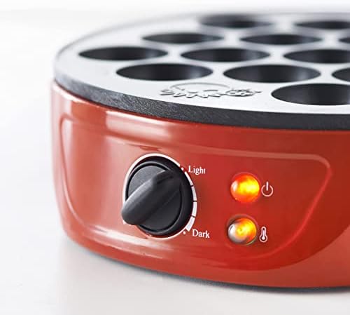 Global Gizmos 37529 Pancake Ball and Takoyaki Maker / Non-Stick Coating / Adjustable Temperature / Accessories Included