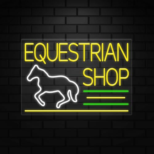 Equestrian Neon Sign, 36