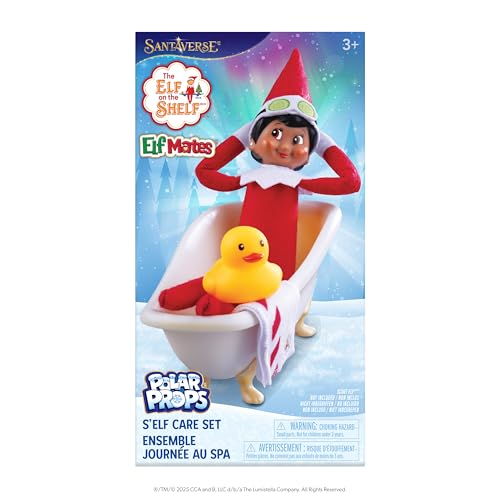 Set de bain Elf on the Shelf Polar Props avec baignoire miniature de spa