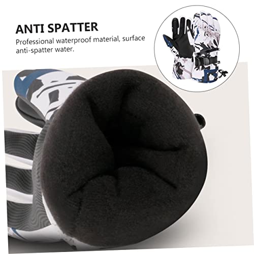 Adorainbow 1 Par luvas de esqui luvas para homens luva isolada luvas impermeáveis luva de luvas de t