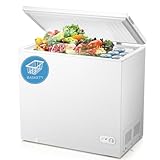 Electactic Chest Freezer 7.0 Cubic Feet Compact Freezer with 3 Removable Baskets, Free Standing Top open Door Deep Freezer, Adjustable Temperature for Home Dorm, Bar, Basement, Kitchen