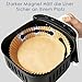 Magnete für Airfryer Backpapier Zubehör für Heißluftfritteuse, 8 Stück Magnetisch Silikon Baking Paper Befestigungsschnalle, Magnetische Silikonschnallen für Ninja COSORI PHLIPS Panasonic Air Fryer