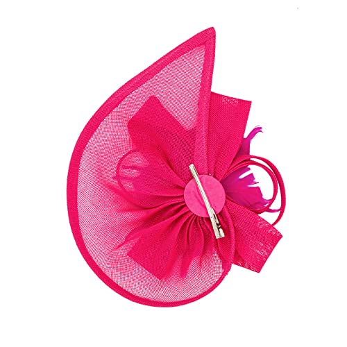 Image of DRESHOW Women Fascinator Hats Tea Party Hat Vintage Pillbox Hat Headband for Cocktail