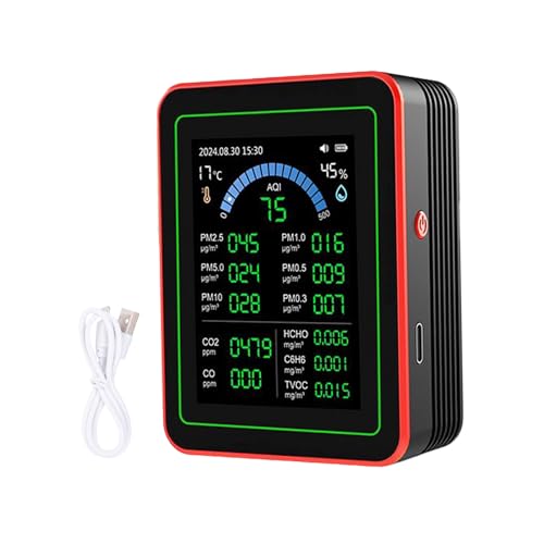 Compteur HCHO intérieur avec moniteur de qualité de l'air pour maison