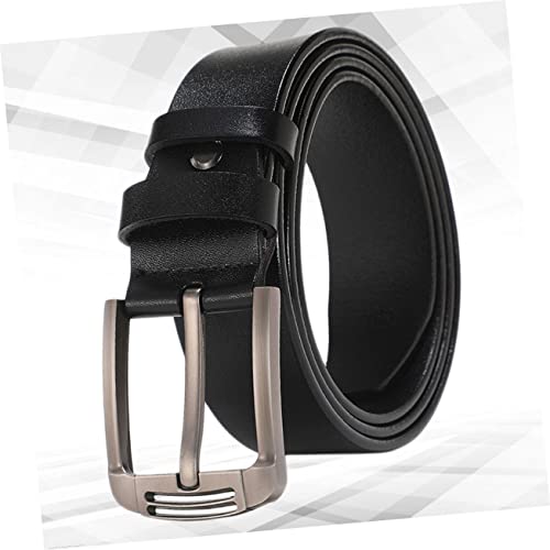 FRCOLOR Adjustable Mens Belts for Jeans Casual Belt Square Shape Pin Buckle Leather for Men Stretch for Men4