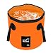 Mrrainbow Collapsible Bucket, Foldable Water Container, 12L Portable Lightweight Pail for Camping,Traveling, Fishing, Gardening,Car Washing, Hiking
