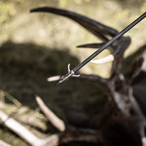 New Archery Products Spitfire Double Cross 4-Blade 100 Grain Durable Precise Mechanical Broadhead For Crossbow - 3 Pack #TOP6