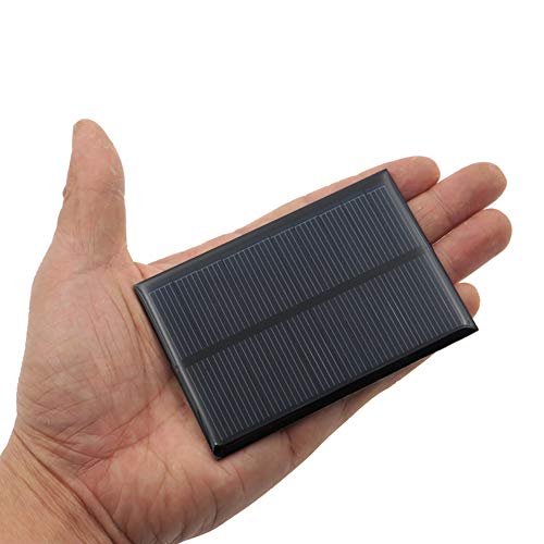 Treedix 3Pcs 5V 150Ma Polysilicon Solar Panel Glue Solar Cell Battery Charger Diy Solar Product Mini Small Solar Panel Module Kit Polycrystalline Silicon Encapsulated In Waterproof Resin (150Ma) #TOP1