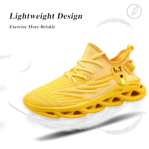 Image of Mens Running Shoes Gym Slip on Sneakers Non Slip Walking Tennis Sports Work Athletic Workout Casual Lightweight Breathable Fashion