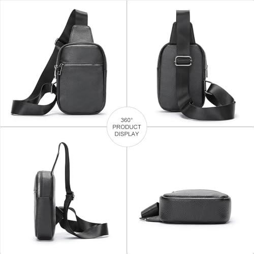 Genuine Leather Mini Sling Bag