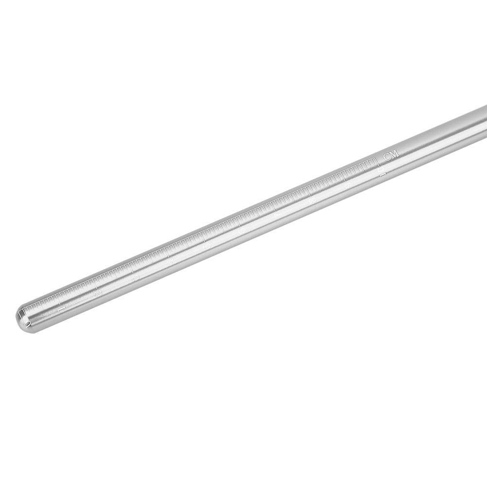 Tbest Scuba Diving Pointer, Scuba Diving Lega di Alluminio Tickle Stick con misurazione e Cordino Sostituzione per Immersioni subacquee (Argento)