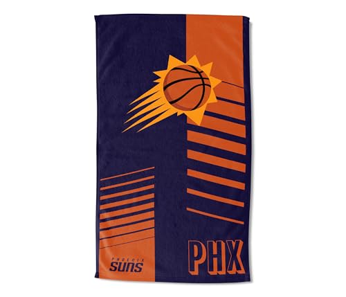 Northwest NBA Phoenix Suns Oversized Microfiber Beach Towel, 40 x 72 Inches – Quick Dry, Sand Resistant, Lightweight, Highly Absorbent, Riser Design