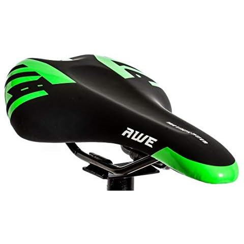 AWE® Erwachsene MTB Rennsattel Herren Grün Schwarz Cover