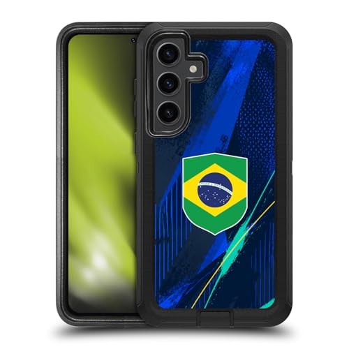 Coque Samsung Galaxy S24+ 5G drapeau Brésil par Head Case Designs