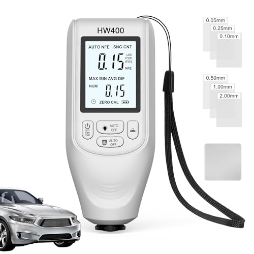 Compteur d'épaisseur de peinture automatique et testeur de revêtement auto