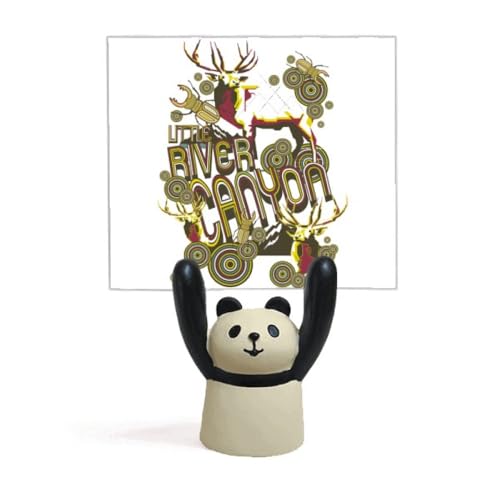 Porte-mémo coloré renne et panda style dessin animé pour décoration de bureau