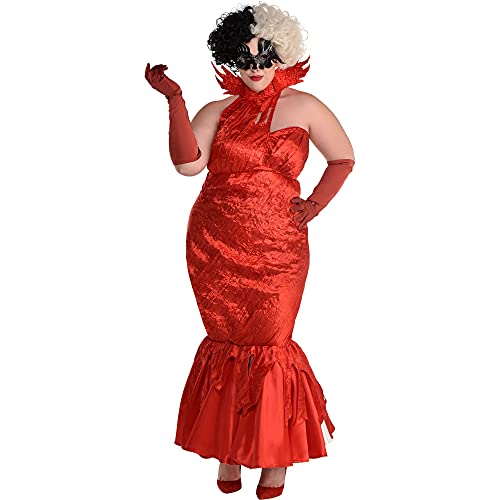 amscan Cruella Red Dress Halloween Costume for Ghana | Ubuy