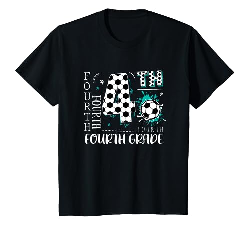 Youth 4th grade soccer school kid school start enrollment soccer T-Shirt