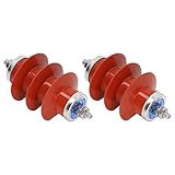 Haofy Pararrayos de Cerca Eléctrica de Acero Inoxidable de 15 KV con Núcleo de óxido de Zinc para Protección de Alto Voltaje, Seguridad de la Red Eléctrica, Cercas de Granjas y Ranchos, Seguridad de