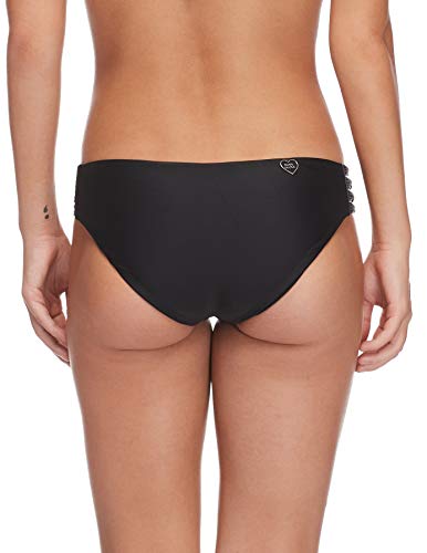 Body Glove Women's Standard Ruby Solid Bikini Bottom Swimsuit, Smoothies Black, Medium #TOP1