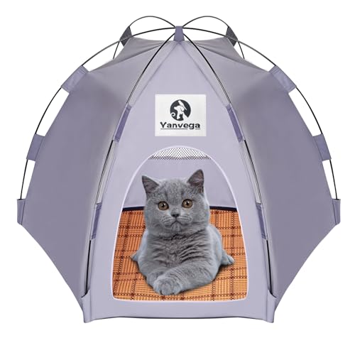 Yanvega Cat Tent Cat Beds for Indoor Cats Pet...