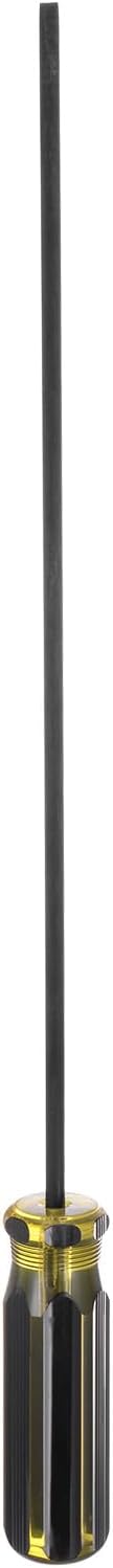 HARFINGTON Long Slotted Screwdriver 12" Shank CR-V Flat Head Magnetic Screwdrivers for Industry and Automobile Repair, Black