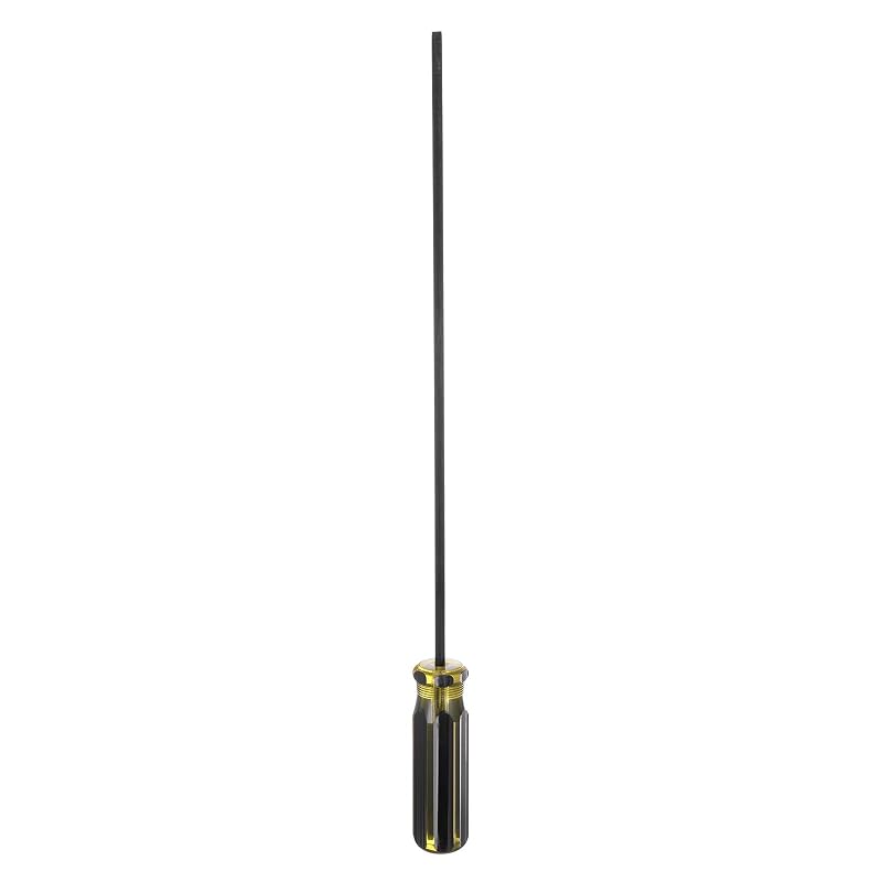 Chave de Fenda Longa com Ponta Chata Magnética HARFINGTON em Aço CR-V, Haste de 30 cm