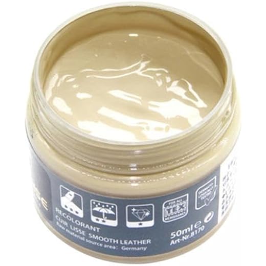 Leather Color Restorer Dye Paste Beige