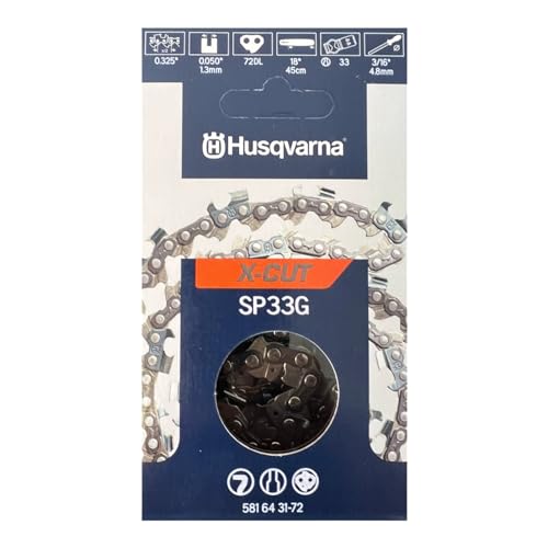 Husqvarna X CUT SP33G Sägekette Ersatzkette Halb Meißel 1,3 mm 33 cm (581643172) – Ansicht 1