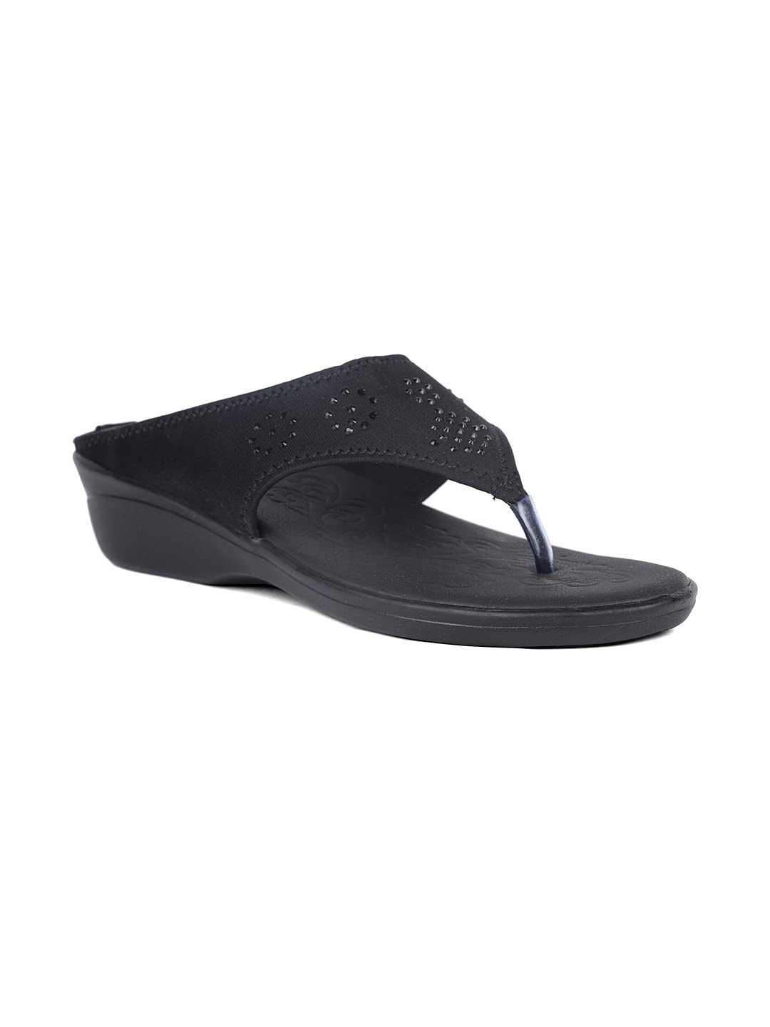 BATA womens Ellan Lycra Ii Black, Black 3 UK Flip-Flops (6716711) (B07X5J8M9J) Amazon Price History, Amazon Price Tracker
