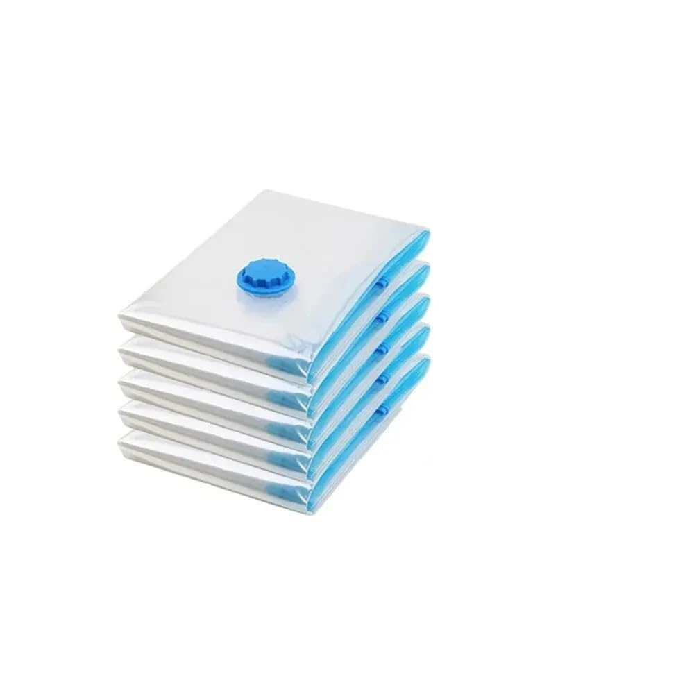 Vacuum Storage Bags 5Pcs Vacuum Storage Bags Seal Bag Space Saving For Comforters Clothes Pillow Bedding Blanket(5pcs 40x60cm)