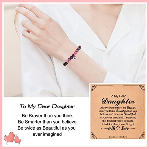 Storup Daughter Gift From Mom, Tiny Letter K Heart Charm Bracelets Daughter Bracelets Gifts For Daughter Girls Jewelry Birthday Valentines Mothers Day Gifts For Daughter/Granddaughter/Daughter In Law #TOP7