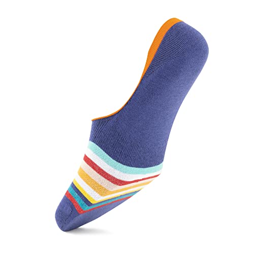 Image of SockSoho Premium Loafer Cotton Socks for MEN - (COLOR: Multicolor | Loafer Length | 7-12 UK Size)