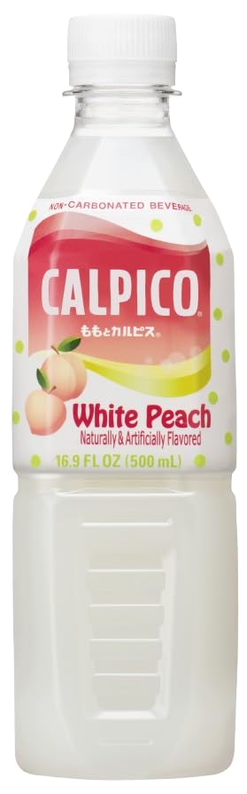 Miniatura 3 de CALPICO White Peach - Bebida sin gas suave, cremosa y refrescante, dulce y picante, bebida japonesa de ácido láctico, 16.9 onzas líquidas (paquete