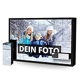 PhotoFancy Adventskalender mit 24 Schachteln zum selbst befüllen – mit eigenem Foto bedruckt – XL Format 61,9 x 40,5 x 5 cm