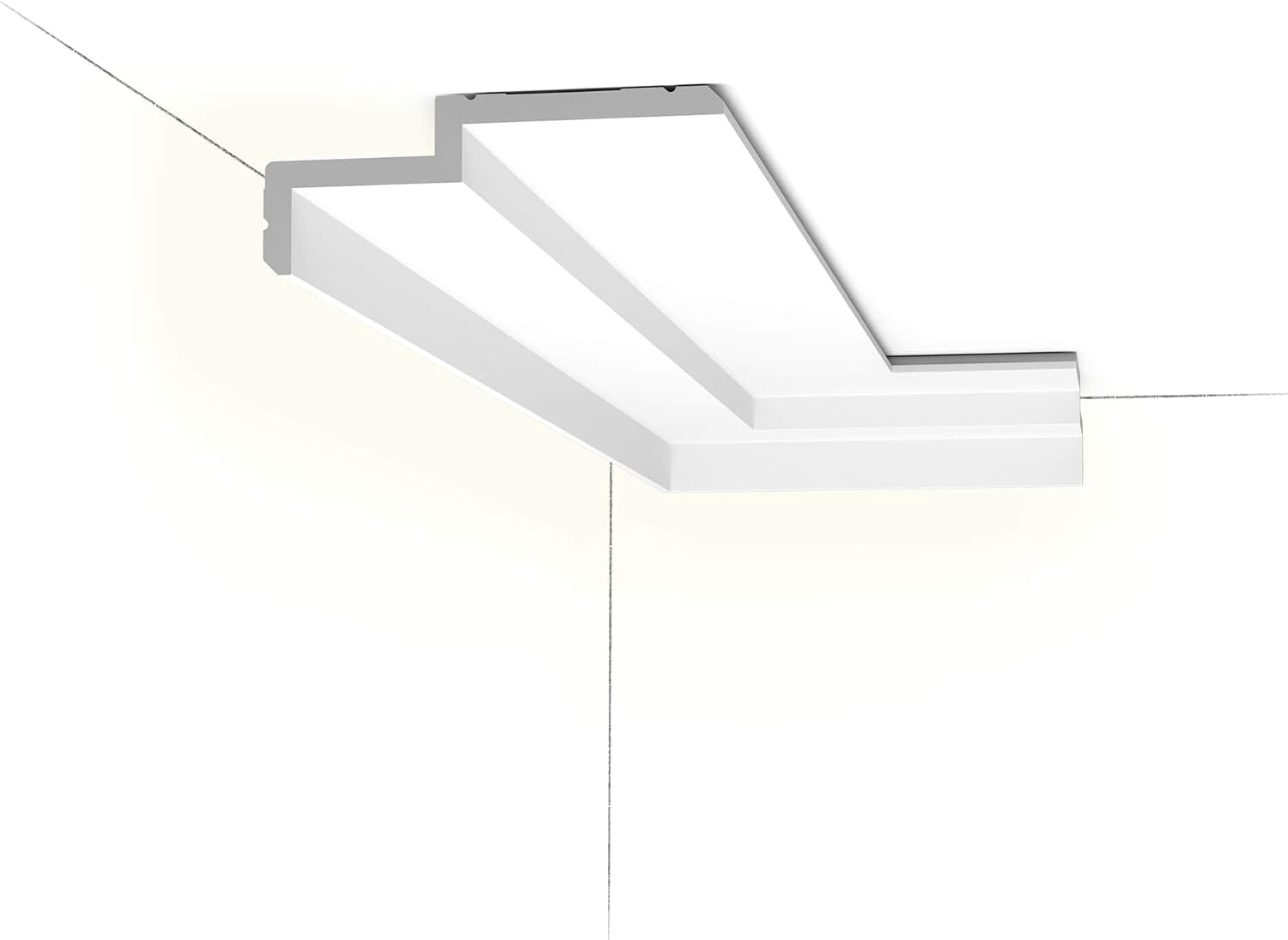 Technical drawing of Orac Decor C391 Crown Moulding with dimensions