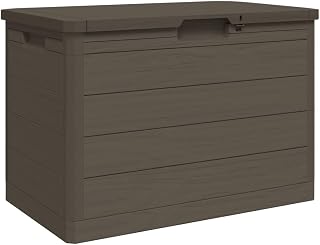 Patio Cushion Box Brown 30.5x17.5x20.9 Polypropylene