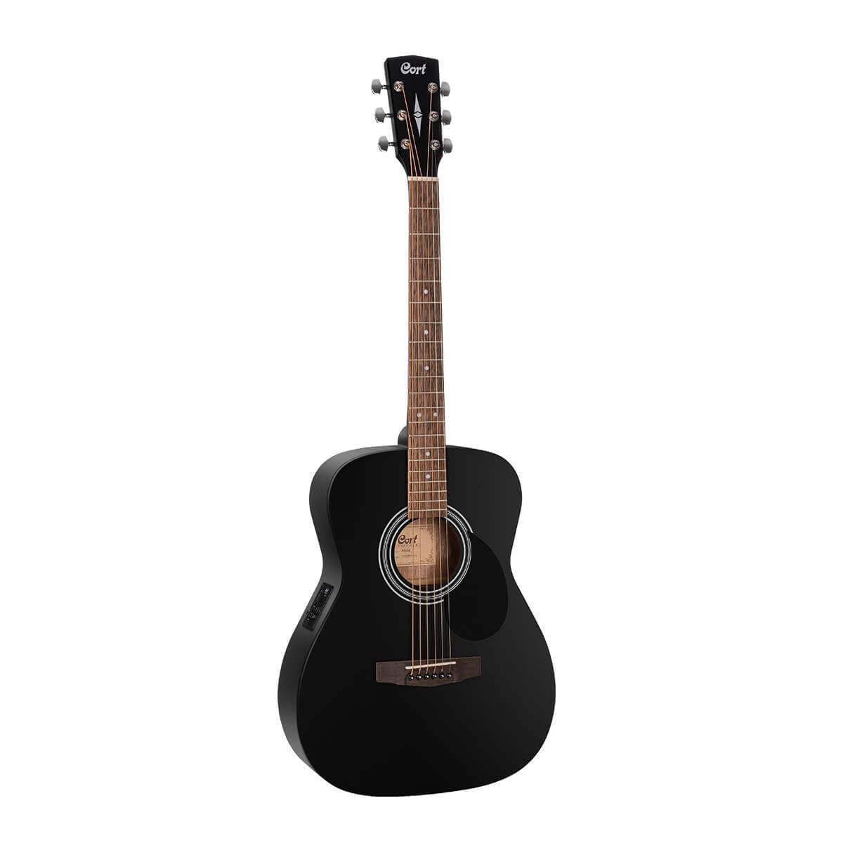 Cort İnce Kasa Elektro Akustik Gitar AF510E-BKS (Mat Siyah)